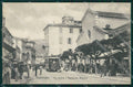 Imperia Ventimiglia Via Cavour Piazza Mercato Tram cartolina MT3730 – fronte