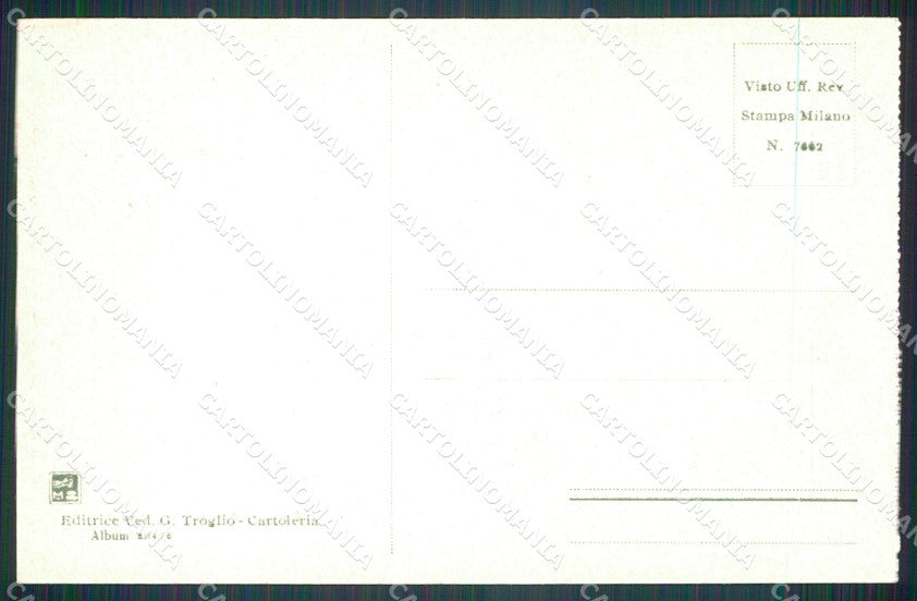Imperia Ventimiglia Piazzale Stazione Carrozze cartolina MT3738 – retro