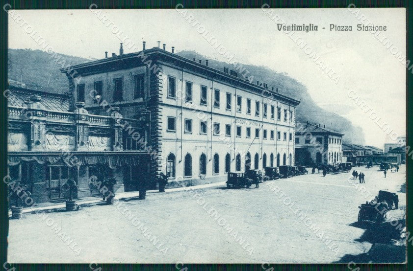 Imperia Ventimiglia Stazione Auto cartolina MT3744 – fronte