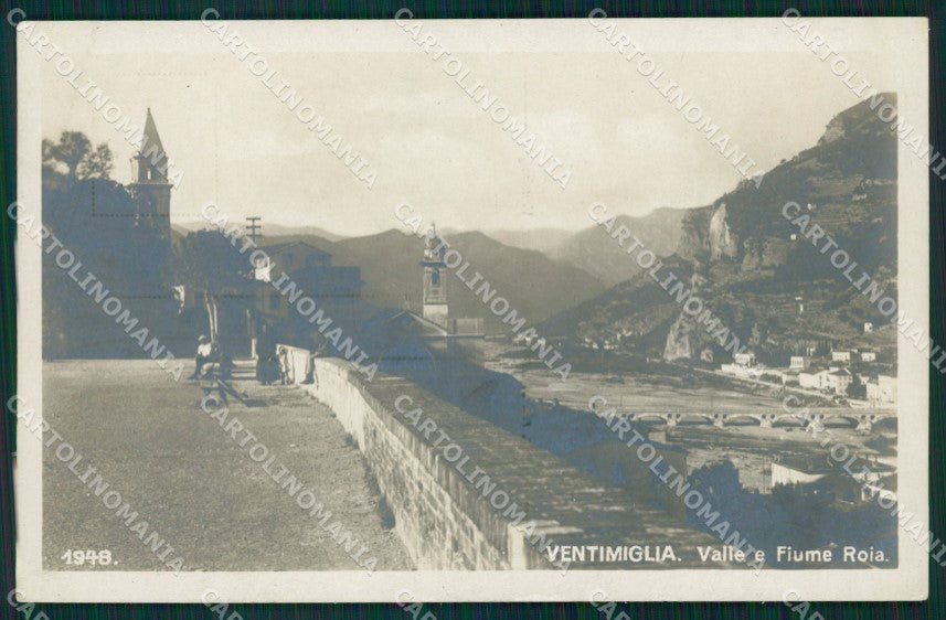 Imperia Ventimiglia Fiume Roia Foto cartolina MT3755 – fronte