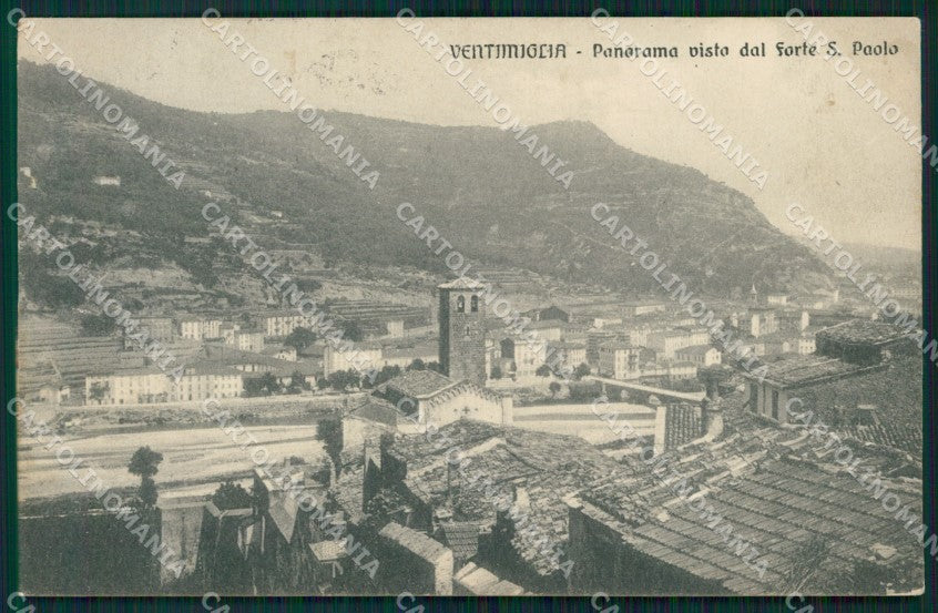 Imperia Ventimiglia Forte San Paolo cartolina MT3766 – fronte