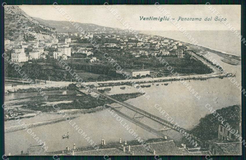 Imperia Ventimiglia Panorama dal Capo cartolina MT3772 – fronte