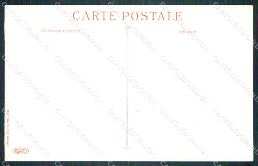 Francia Mentone Ponte San Luigi Militari cartolina MT3801 – retro