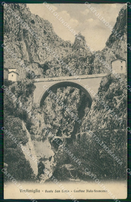 Imperia Ventimiglia Ponte San Luigi SCOLLATA cartolina MT3802 – fronte