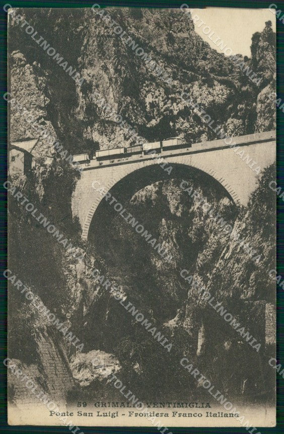 Imperia Ventimiglia Grimaldi Ponte San Luigi PIEGHINE cartolina MT3803 – fronte