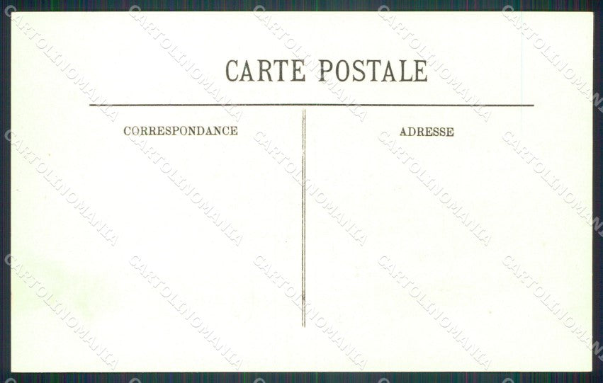 Francia Mentone Dogana Carretti cartolina MT3812 – retro