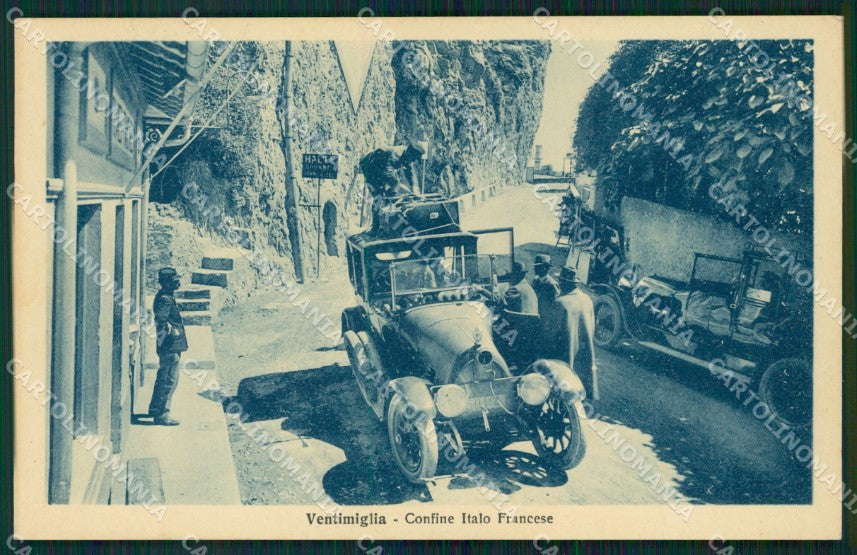 Imperia Ventimiglia Confine Italo Francese Auto cartolina MT3817 – fronte