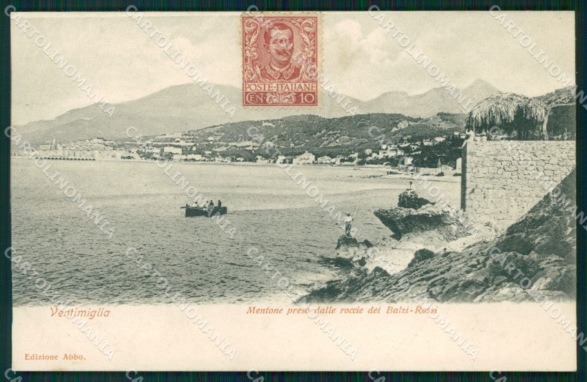 Imperia Ventimiglia Mentone cartolina MT3827 – fronte