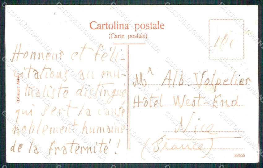Imperia Ventimiglia Balzi Rossi Ristorante delle Grotte cartolina MT3828 – retro