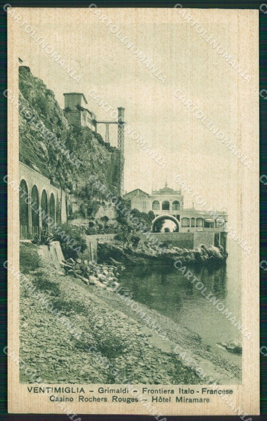 Imperia Ventimiglia Grimaldi Frontiera cartolina MT3833 – fronte