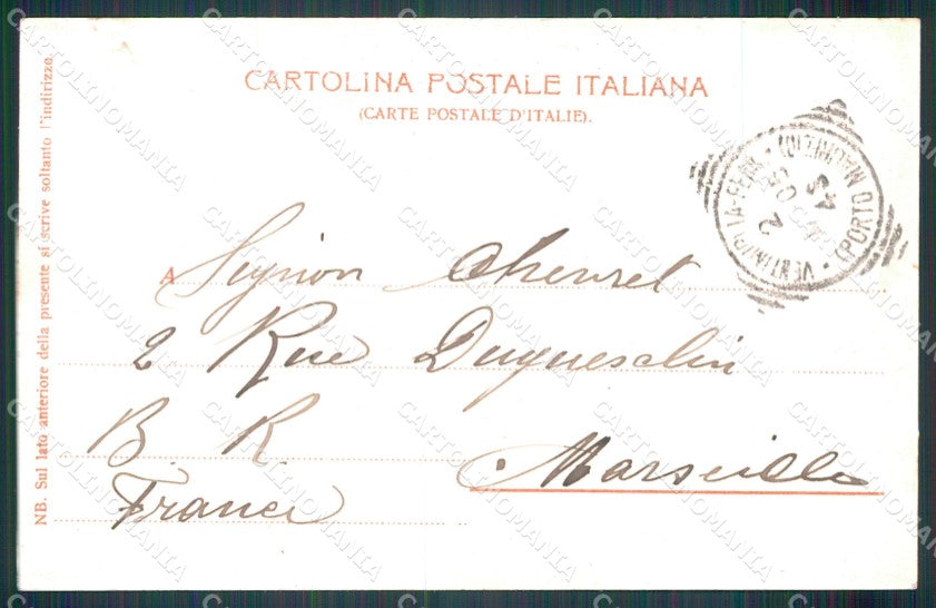 Imperia Ventimiglia Balzi Rossi GdF cartolina MT3838 – retro