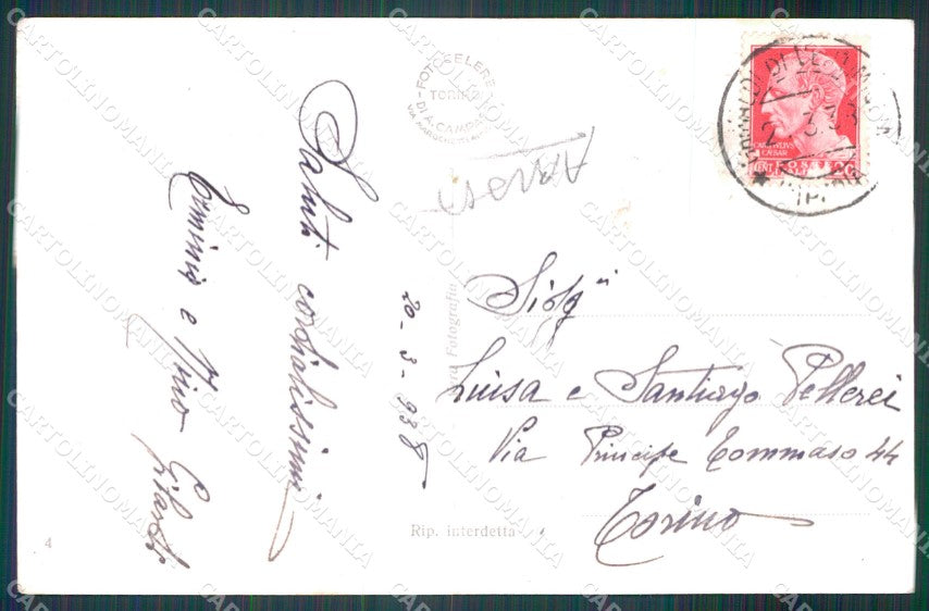 Imperia Ventimiglia Grimaldi Confine ABRASA Foto cartolina MT3845 – retro