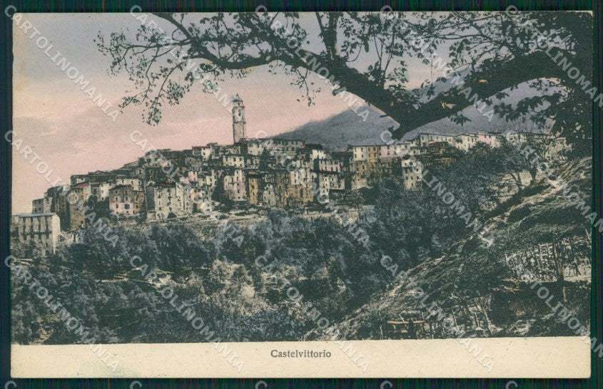 Imperia Castel Vittorio cartolina MT3861 – fronte