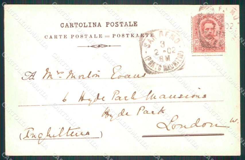 Imperia Sanremo Ospedaletti cartolina MT3863 – retro
