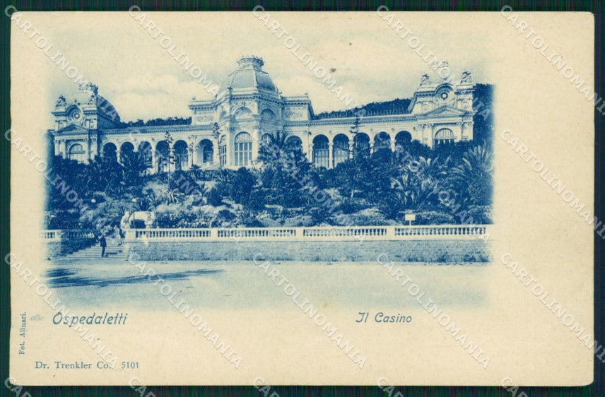 Imperia Ospedaletti PIEGA cartolina MT3865 – fronte