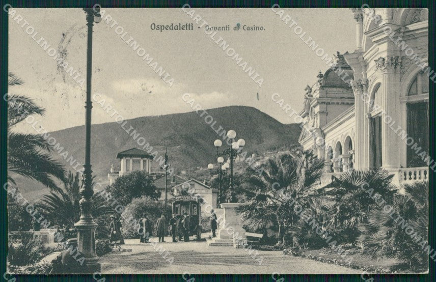 Imperia Ospedaletti Corriera cartolina MT3866 – fronte