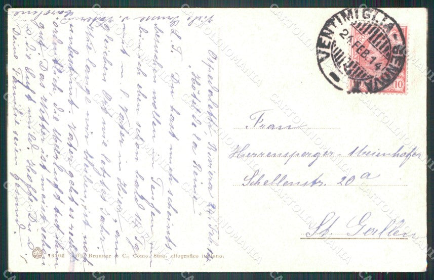 Imperia Ospedaletti Corriera cartolina MT3866 – retro