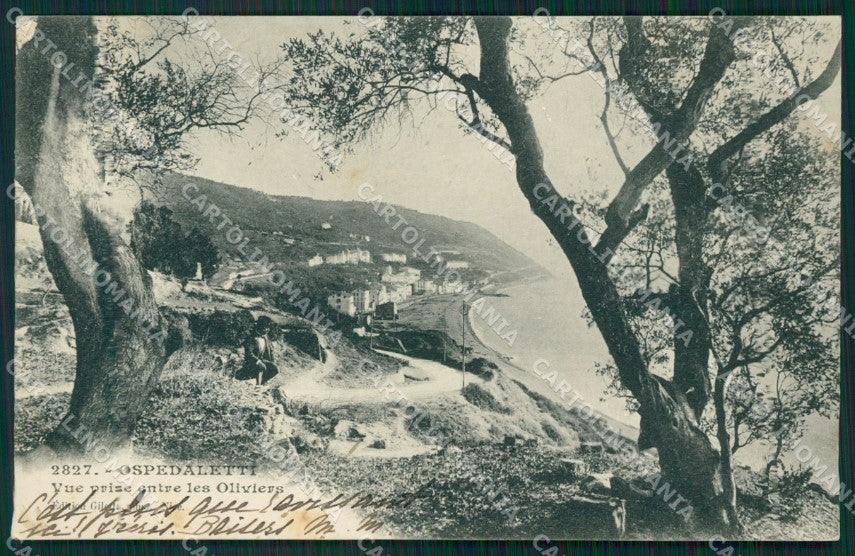 Imperia Ospedaletti cartolina MT3871 – fronte