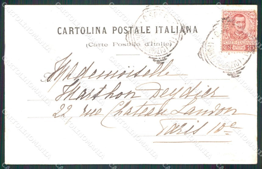 Imperia Ospedaletti cartolina MT3871 – retro