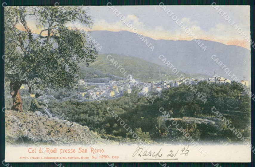 Imperia Sanremo Coldirodi cartolina MT3874 – fronte