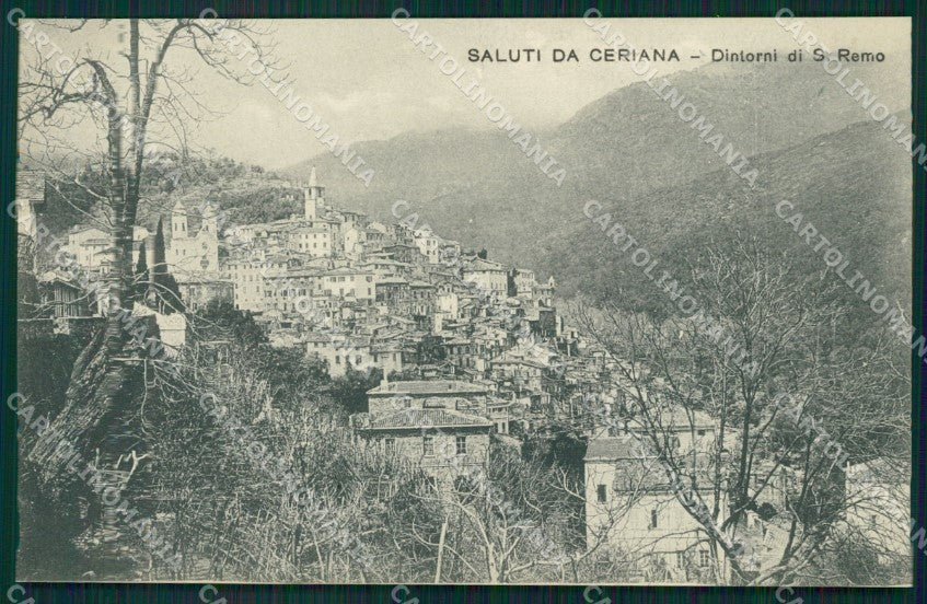 Imperia Ceriana cartolina MT3877 – fronte