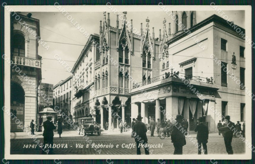 Padova città Auto Foto cartolina MT3886 – fronte