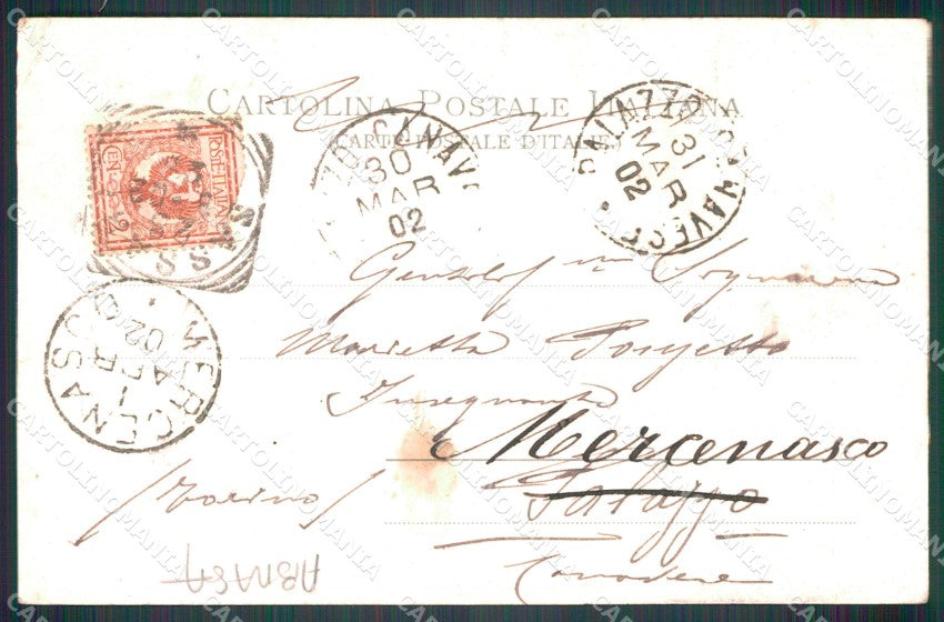 Sassari Bonnanaro Costumi ABRASA cartolina MT3889 – retro