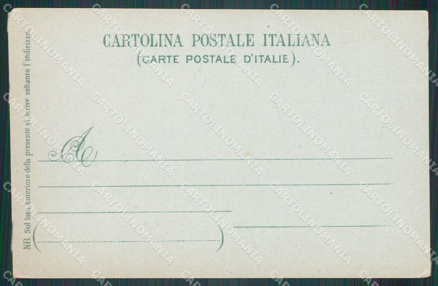 Milano Monza Piazza Mercato Chiaro di Luna cartolina MT3896 – retro