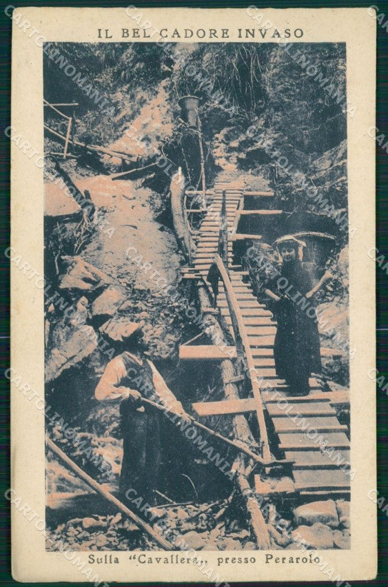 Belluno Perarolo di Cadore Cavallera Costumi cartolina MT3908 – fronte