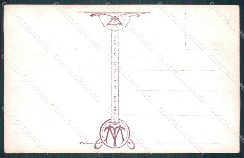 Milano Sagra della Vittoria Militari Foto cartolina MT3912 – retro