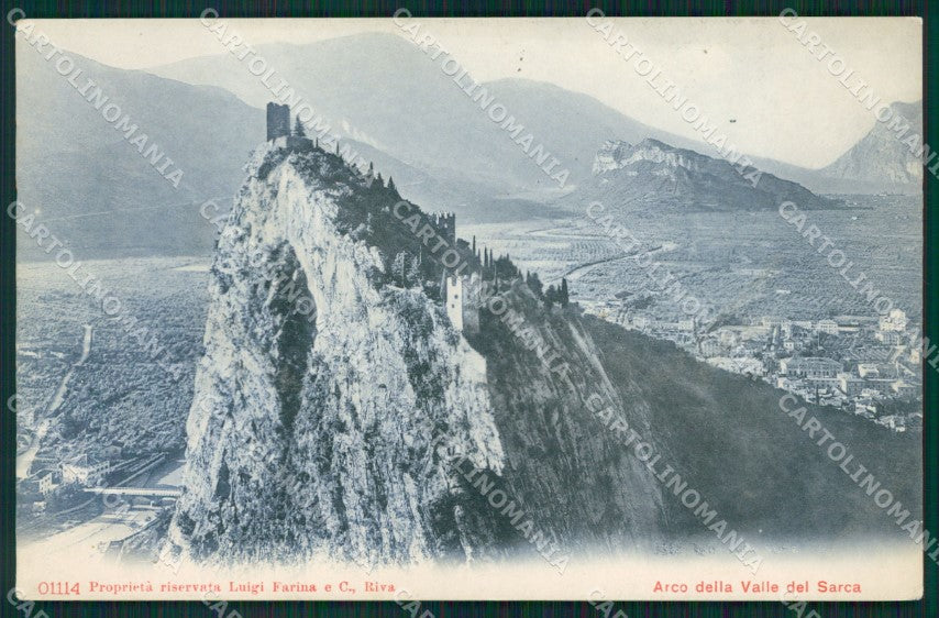 Trento Arco Valle del Sarca cartolina MT3929 – fronte