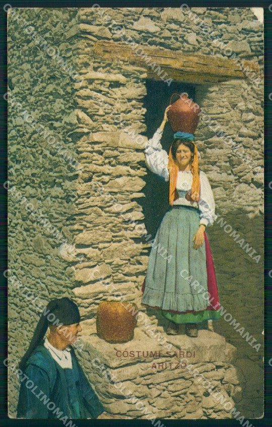 Nuoro Aritzo Costumi cartolina MT3931 – fronte