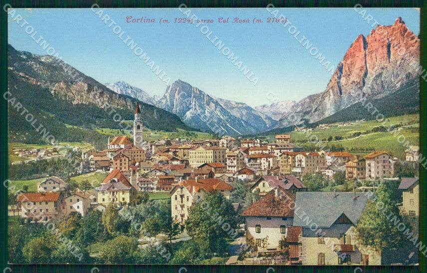Belluno Cortina Col Rosà cartolina MT3947 – fronte