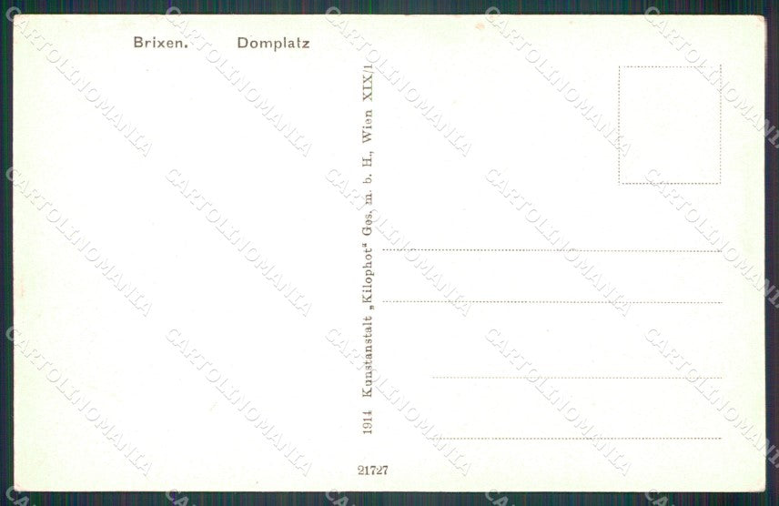 Bolzano Bressanone Brixen cartolina MT3948 – retro