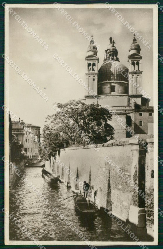 Venezia città Chiesa della Salute Barche Foto cartolina MT3951 – fronte