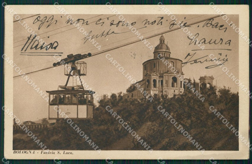 Bologna città Funivia San Luca cartolina MT3962 – fronte