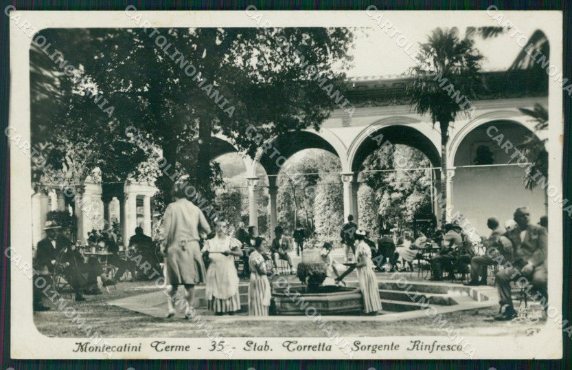 Pistoia Montecatini Terme Stabilimento Torretta Foto cartolina MT3970 – fronte