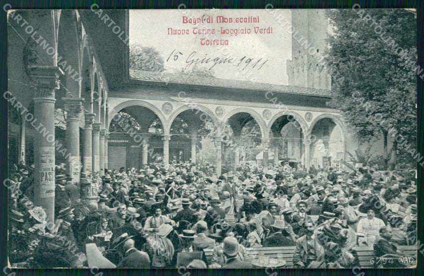 Pistoia Montecatini Terme Stabilimento Torretta Alterocca 6794 cartolina MT3972 – fronte