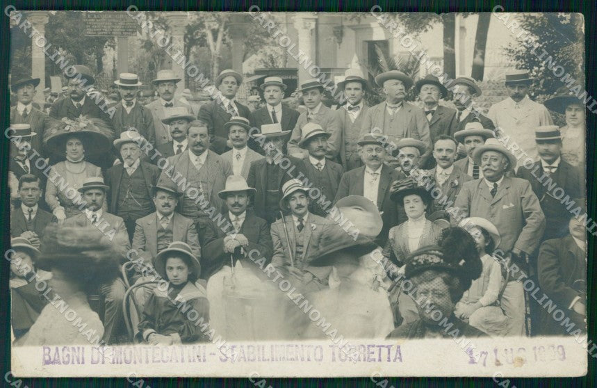 Pistoia Montecatini Terme Stabilimento Torretta Foto cartolina MT3974 – fronte