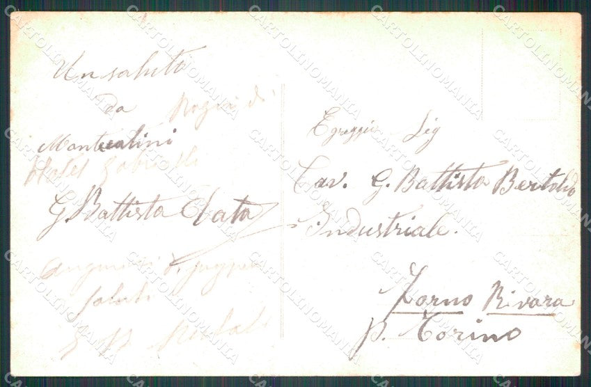 Pistoia Montecatini Terme Viale del Tettuccio Alterocca 4024 cartolina MT3976 – retro