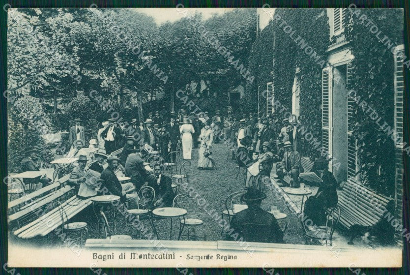 Pistoia Montecatini Terme Sorgente Regina cartolina MT3980 – fronte