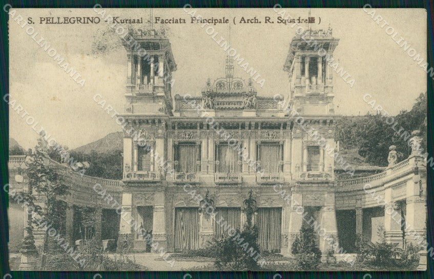 Bergamo San Pellegrino Kursaal cartolina MT3982 – fronte