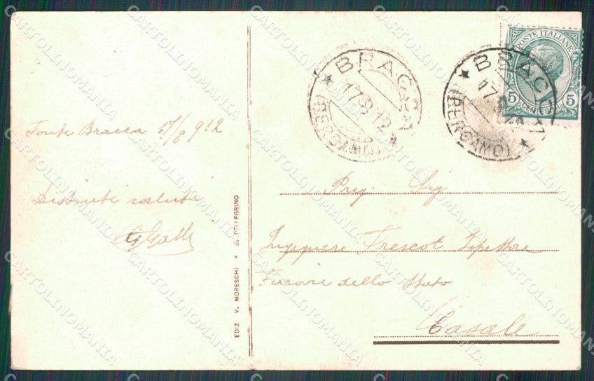 Bergamo San Pellegrino Kursaal cartolina MT3982 – retro