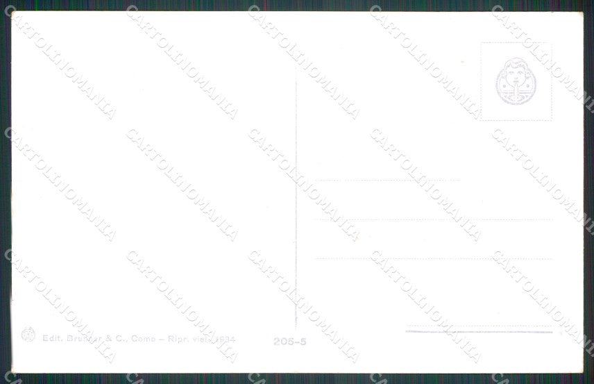 Verbania Mottarone Isole Borromee Lago Maggiore Mottarone cartolina MT3986 – retro