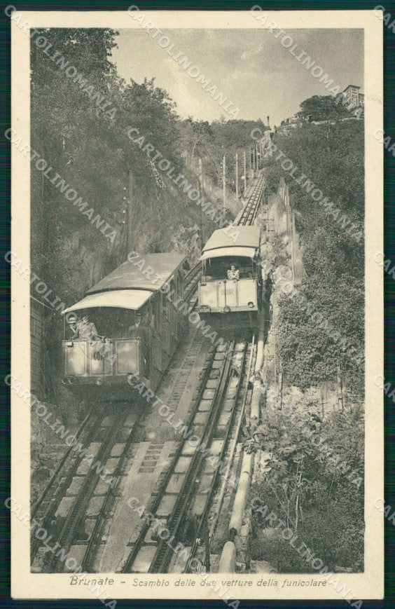 Como Brunate Funicolare cartolina MT3990 – fronte