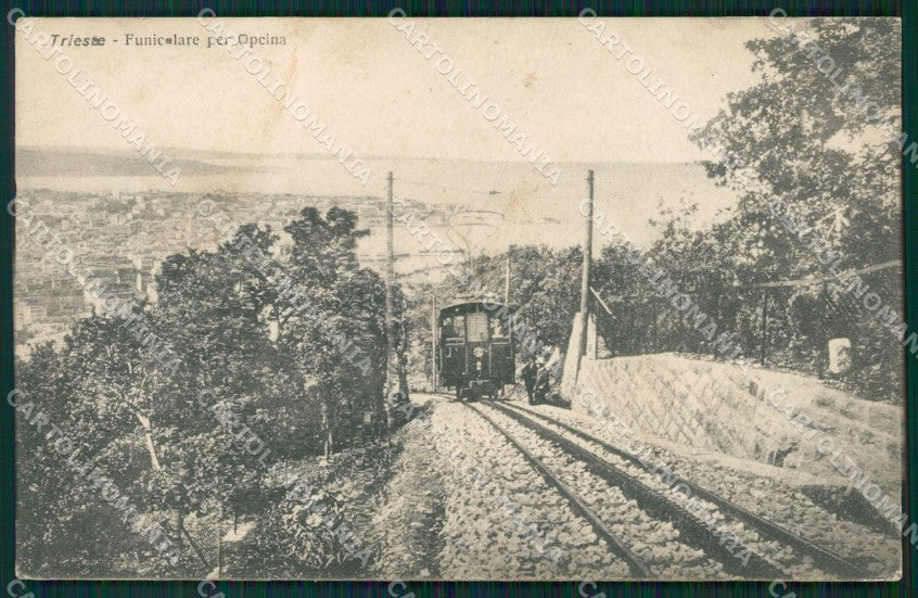 Trieste Opicina Funicolare cartolina MT4001 – fronte