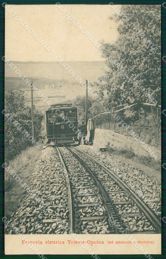Trieste Opicina Treno cartolina MT4002 – fronte