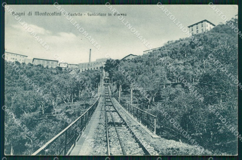 Pistoia Montecatini Terme Funicolare cartolina MT4003 – fronte
