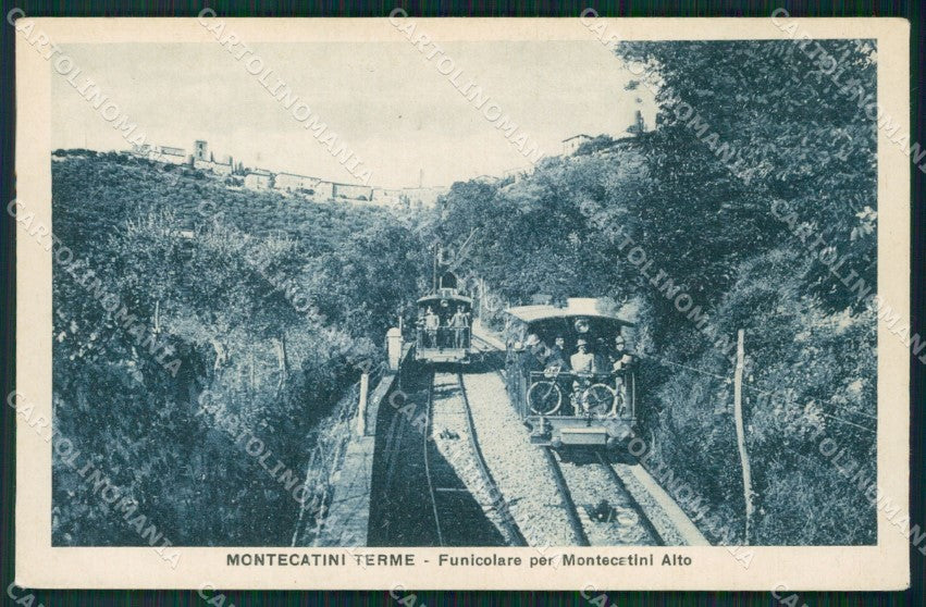 Pistoia Montecatini Terme Funicolare cartolina MT4004 – fronte