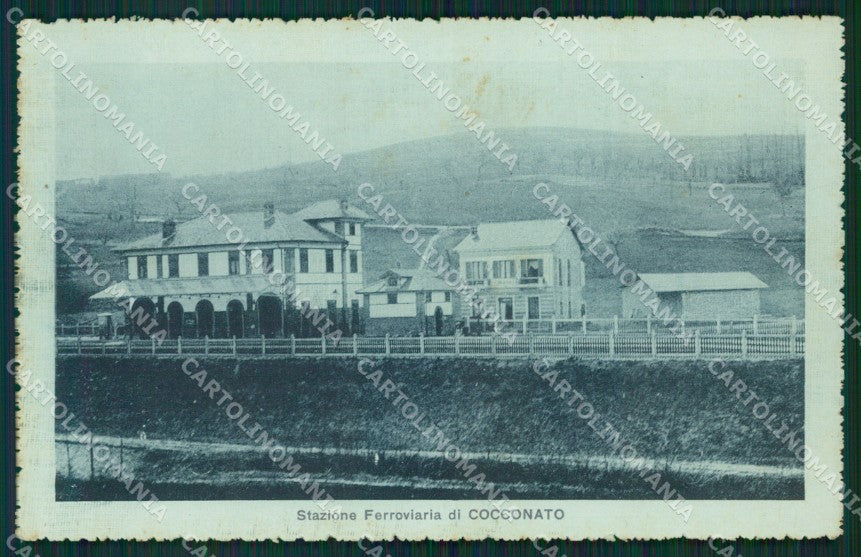 Asti Cocconato Stazione cartolina MT4010 – fronte